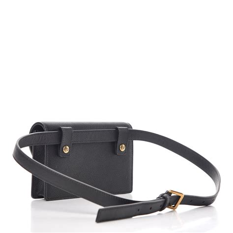 dior belt bag 2020|Saddle Belt Bag Black Grained Calfskin .